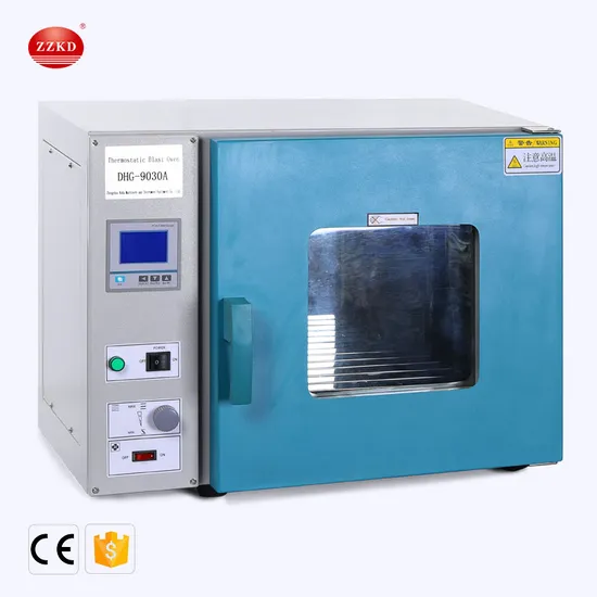 Forno per essiccazione sotto vuoto con elettrodi al litio di piccole dimensioni da laboratorio